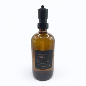 NEW Scentsational - Tobacco Vanilla Luxury Glass Bottle Hand Soap - 16